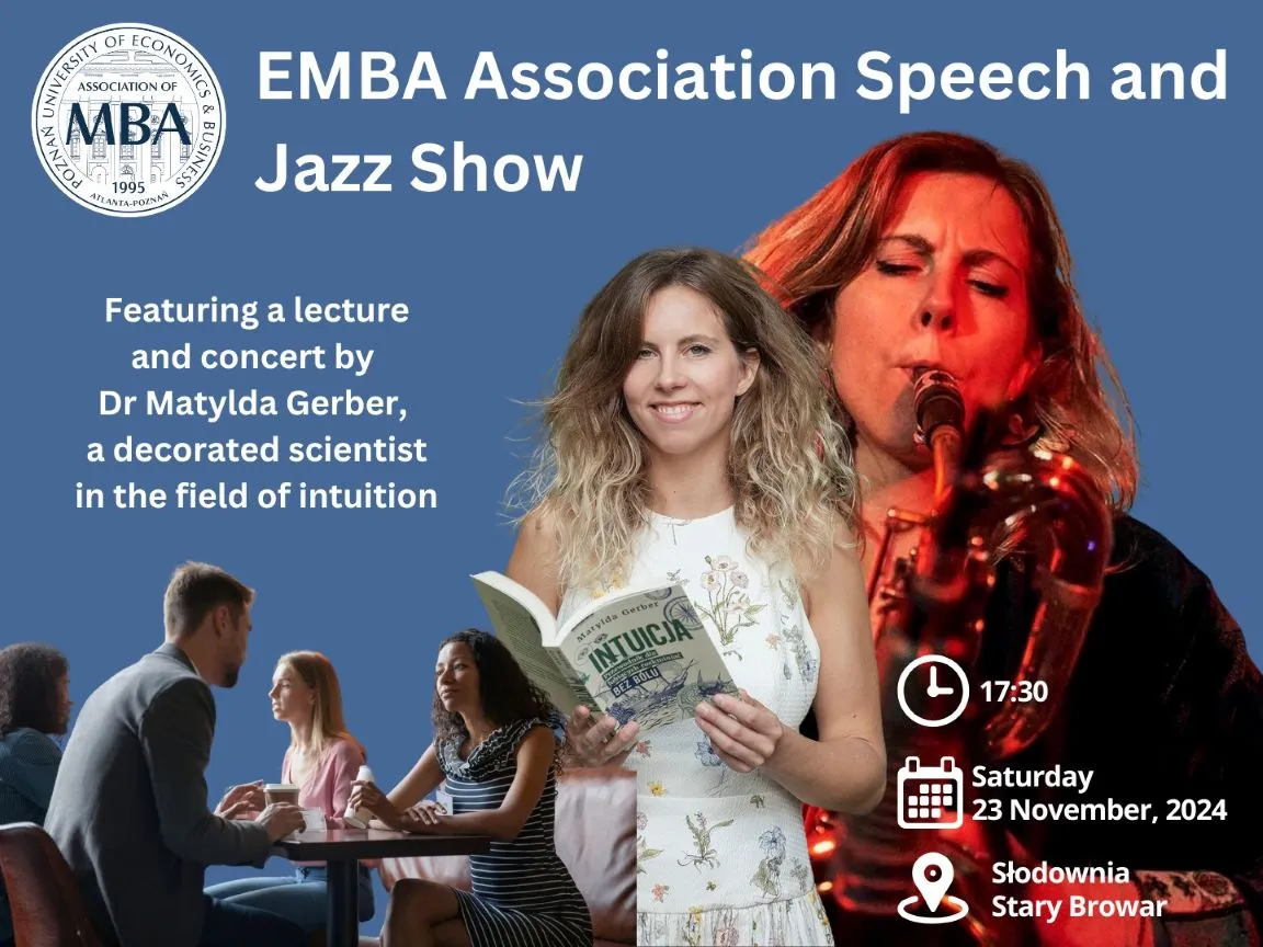 Invitation for a Speech & Jazz Show, 23rd of November 2024