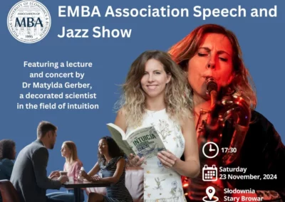 Invitation for a Speech & Jazz Show, 23rd of November 2024