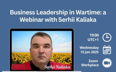 Webinar: Resilience and Leadership in Business During Wartime