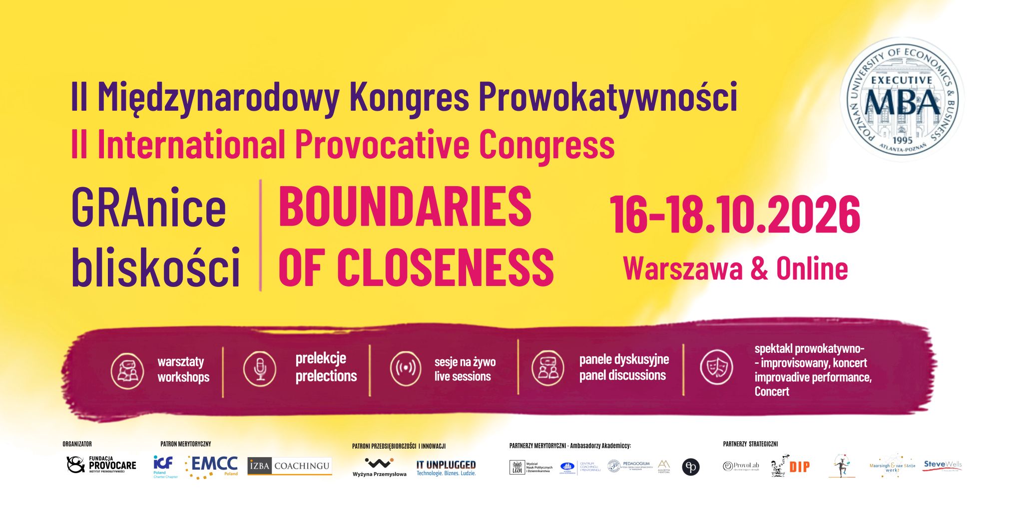 Executive MBA Poznań–Atlanta Verein wird Partner des 2. Internationalen Provocative Kongresses